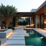 Desain Taman Kering Jogja, Gaya Modern Kekinian