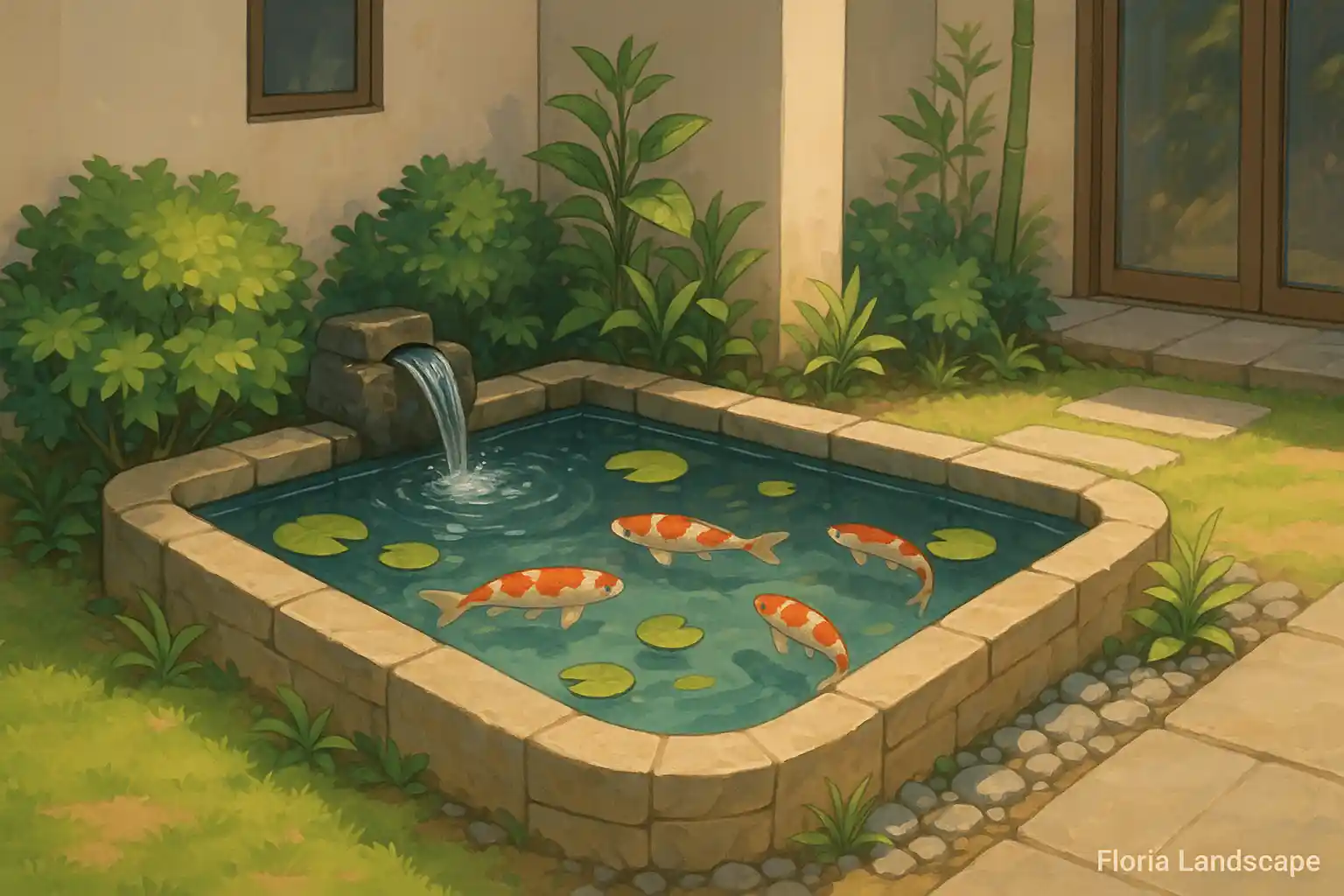 Kolam Hias Mini Jogja, Bikin Pelipur Duka Sehari