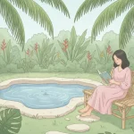 Taman Tropis + Kolam Mini = Terapi Rumah Jogja