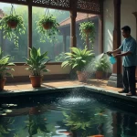 Kolam Hias Jogja yang Bikin Iklim Rumah Adem