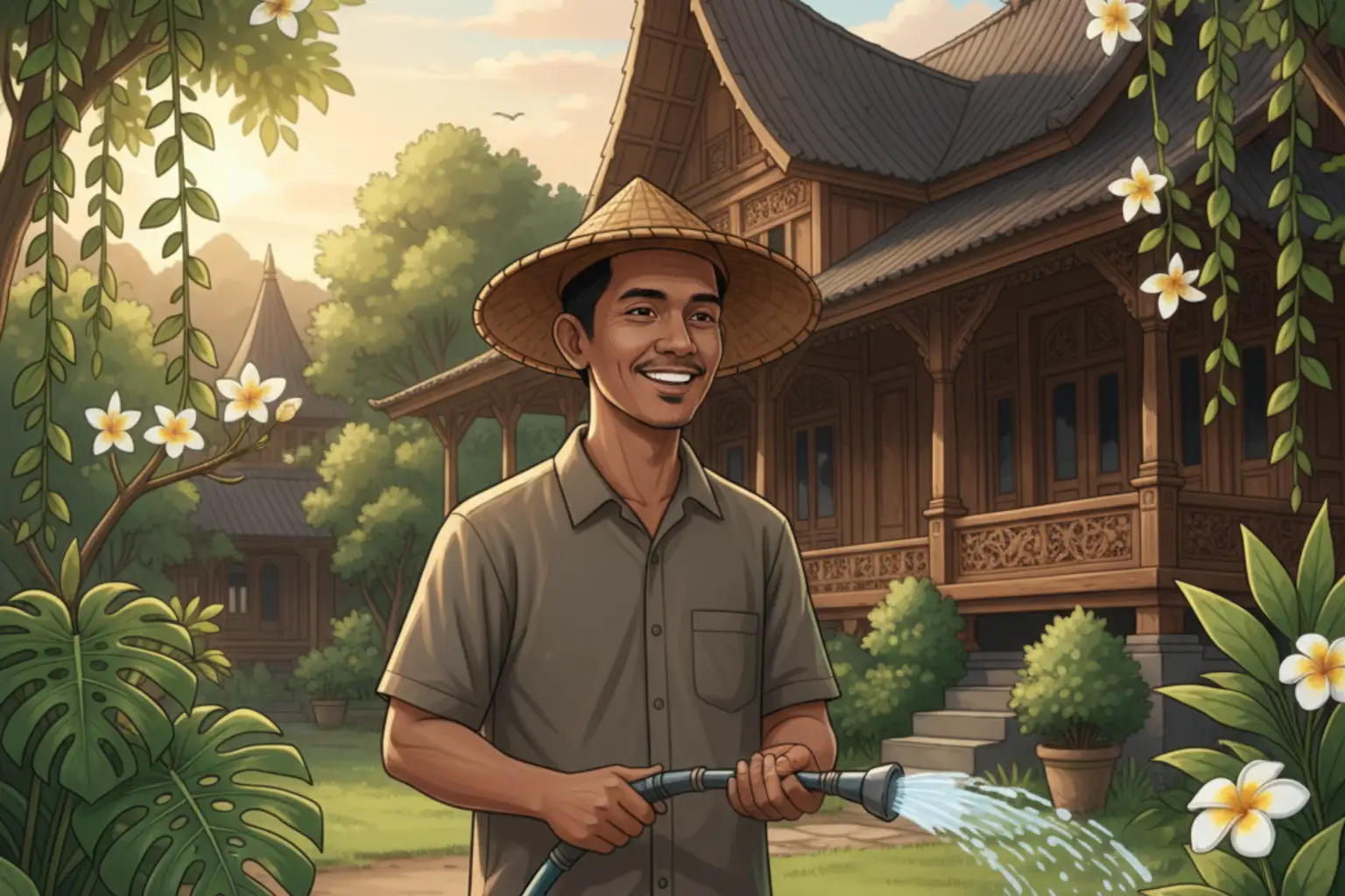 Tukang Taman Jogja yang Ngerti Humor & Tanaman